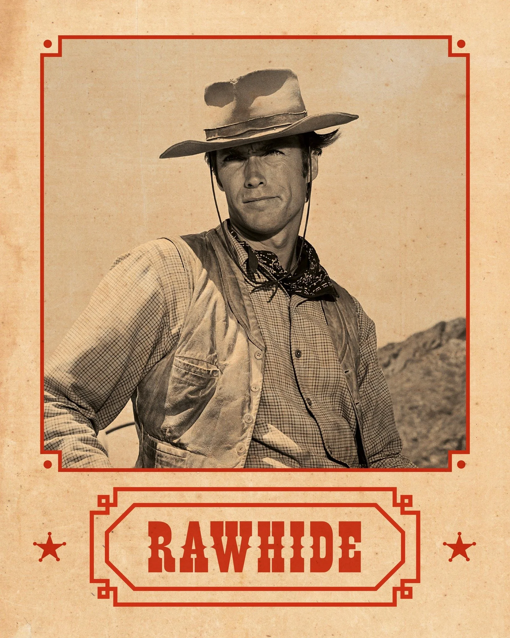 CLINT EASTWOOD (PARTIE 1) 💥
Rawhide (1959-1965)

Au coeur de la r&eacute;volution t&eacute;l&eacute;visuelle des ann&eacute;es 1950, la s&eacute;rie RAWHIDE de Charles Marquis Warren red&eacute;finit la g&eacute;ographie du western, et permet au jeu