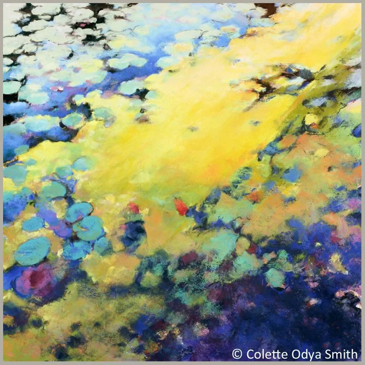 Making Space - Pastel/watercolor - 30” x 30”