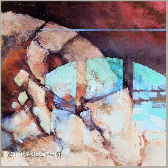 Portal I - Pastel/watercolor - 10” x 10”