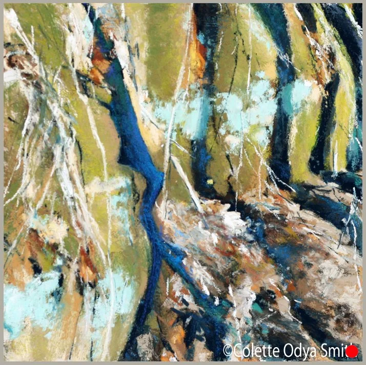 Natural Rhythms - Pastel/watercolor - 10x10