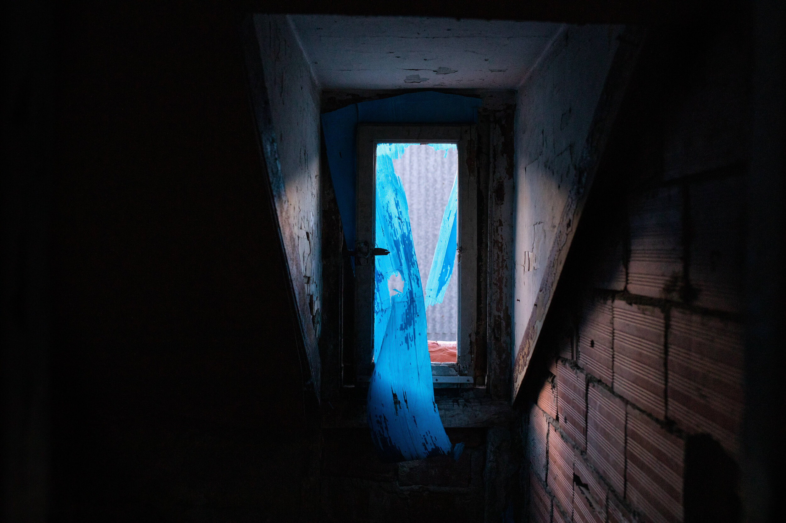  20th of May 2019   An abandoned apartment in the Santos Lima building in Marvila, Lisbon. In 2018 alone, housing prices have gone up by 80% in this area.    