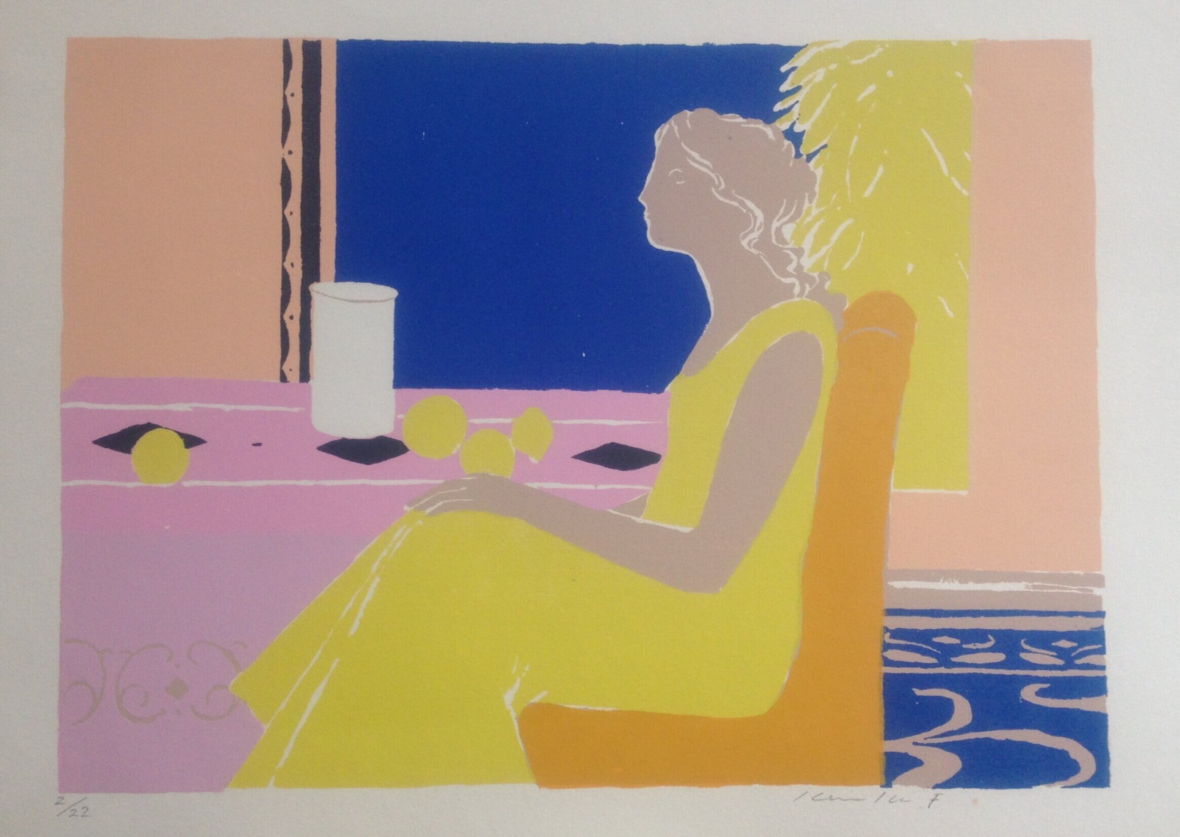 Sitting woman