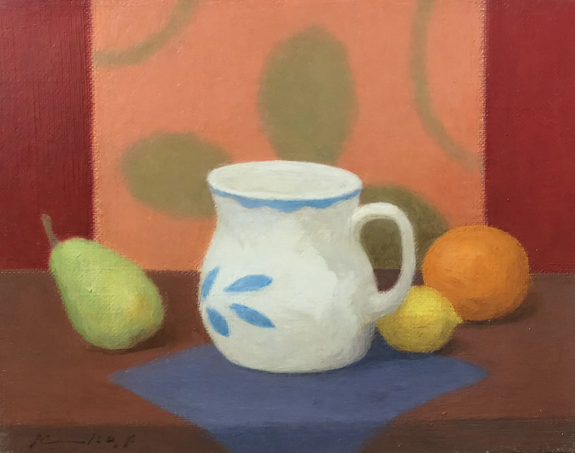 Fruit and jug