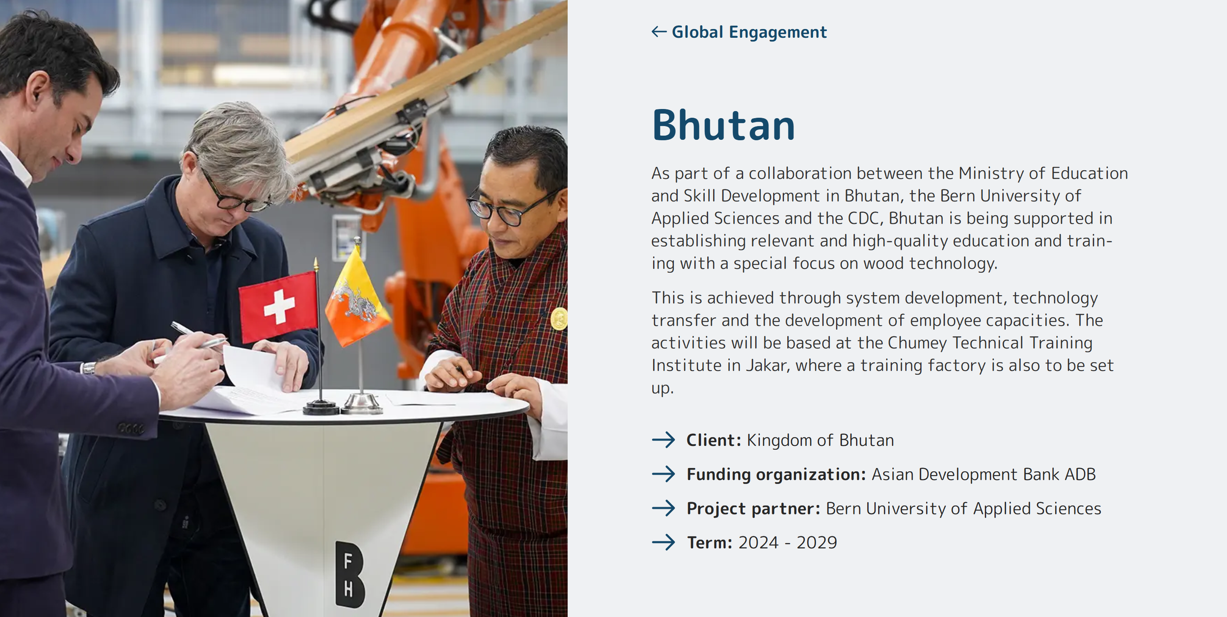 FoBBIZ Talk: Promotion of TVET in  Bhutan with a focus on wood technology