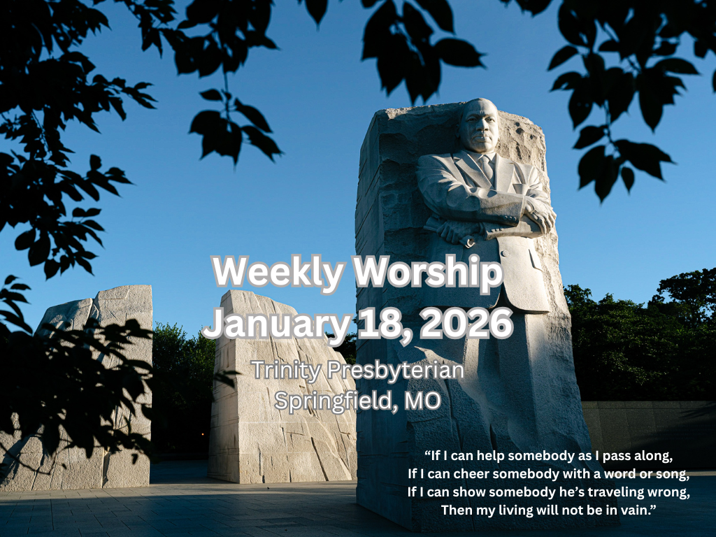 Worship for January 18, 2026