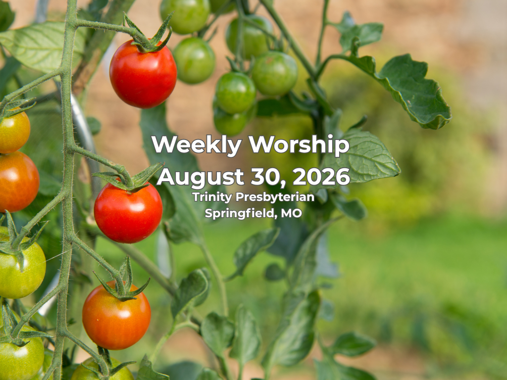 Worship for August 30, 2026