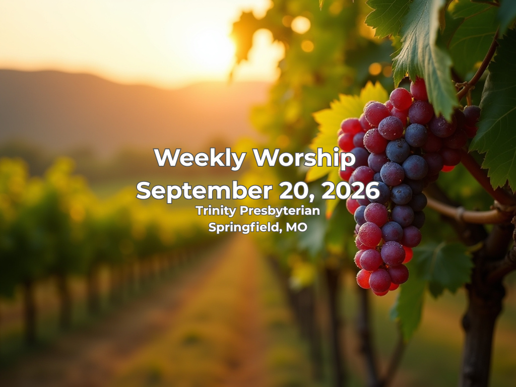 Worship for September 20, 2026