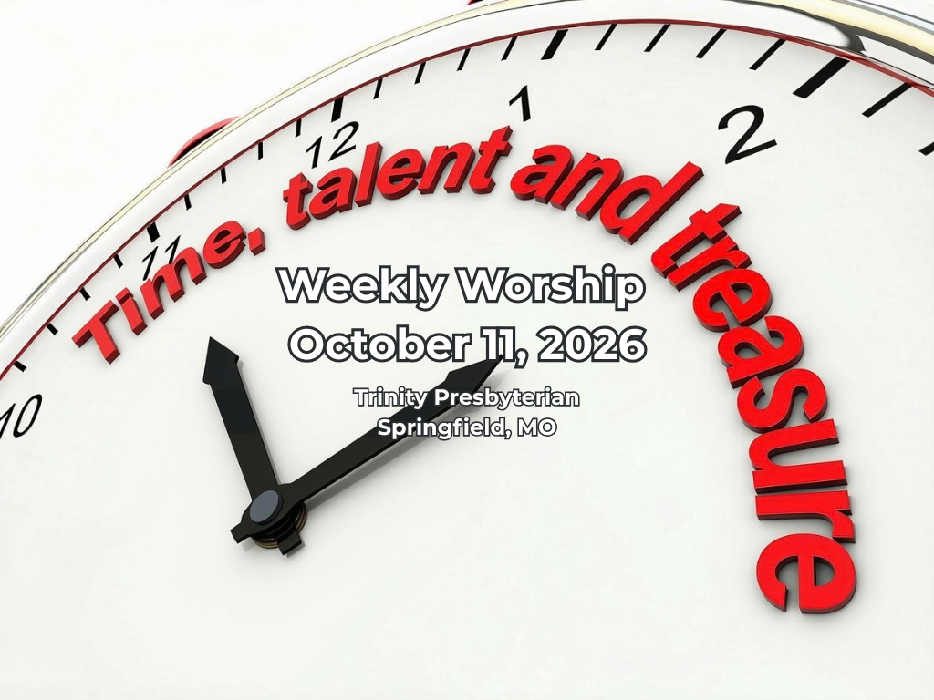 Worship for October 11, 2026