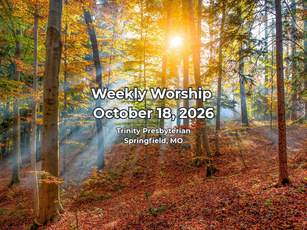 Worship for October 18, 2026