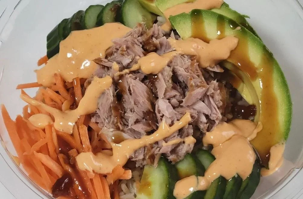 Recipe Corner: Sunflower Butter Dunker Box &amp; Spicy Tuna Sushi Bowl