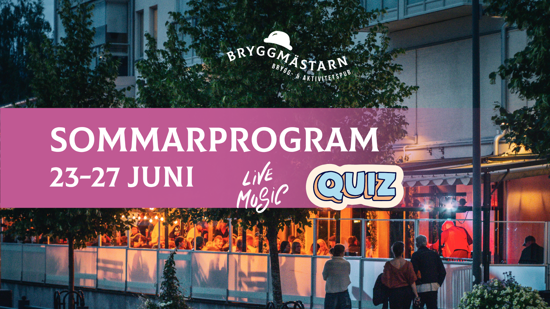 sommarprogram              23 juni- 27 juni