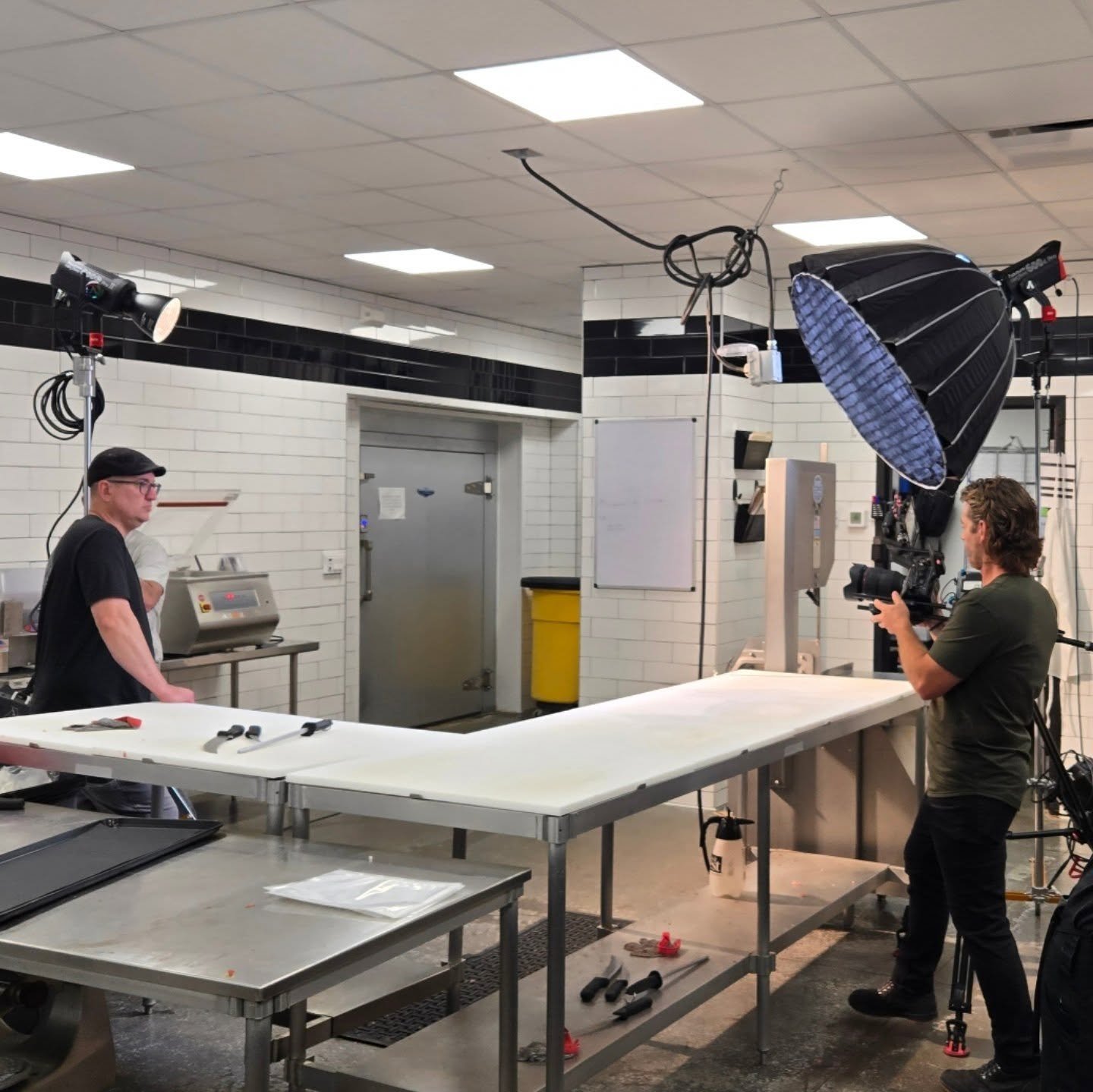 Nick is kind of a big deal...stay tuned to see what all these lights and cameras are working up!