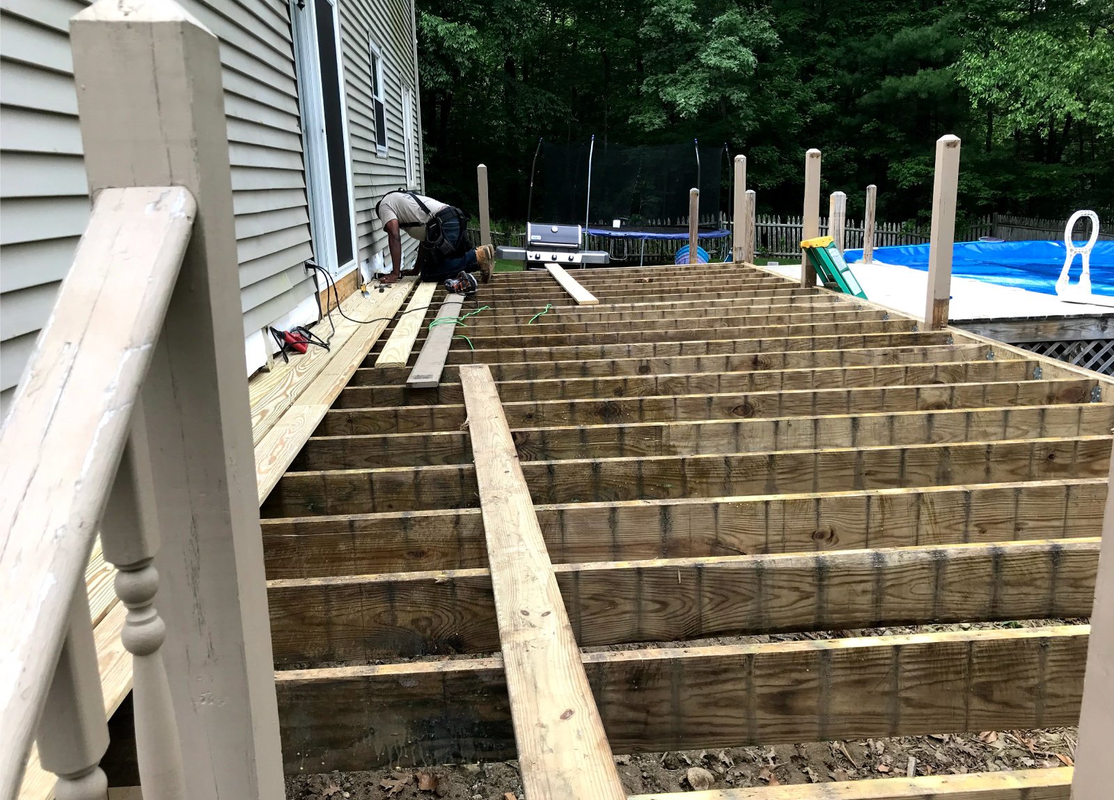 Deck Installation - Work in Progress