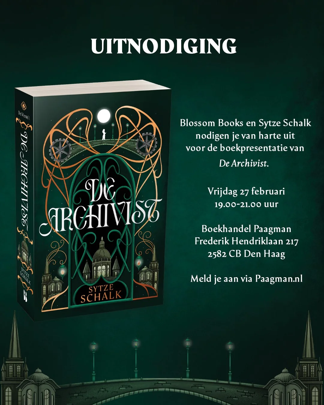 Boekpresentatie De Archivist op 27 februari