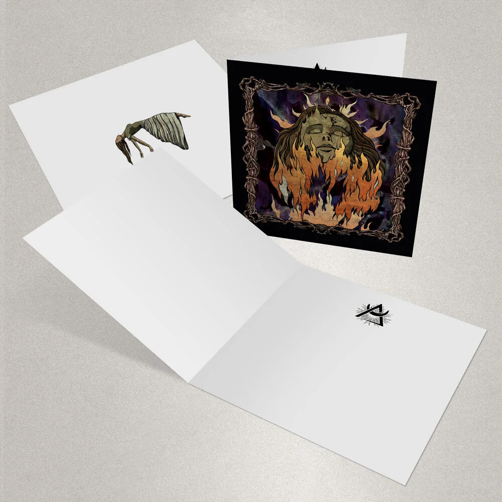 "The Spell" Artwork Greeting Card  Cellar Darling
