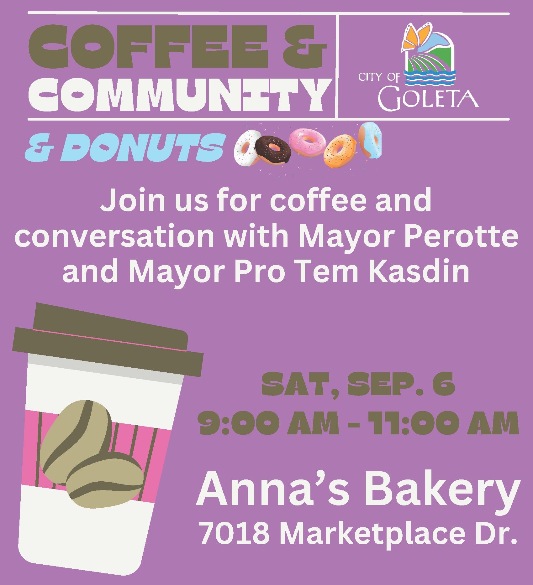 Anna's Bakery hosts Coffee &amp; Community, meet and mingle ☕🍩🍪✨