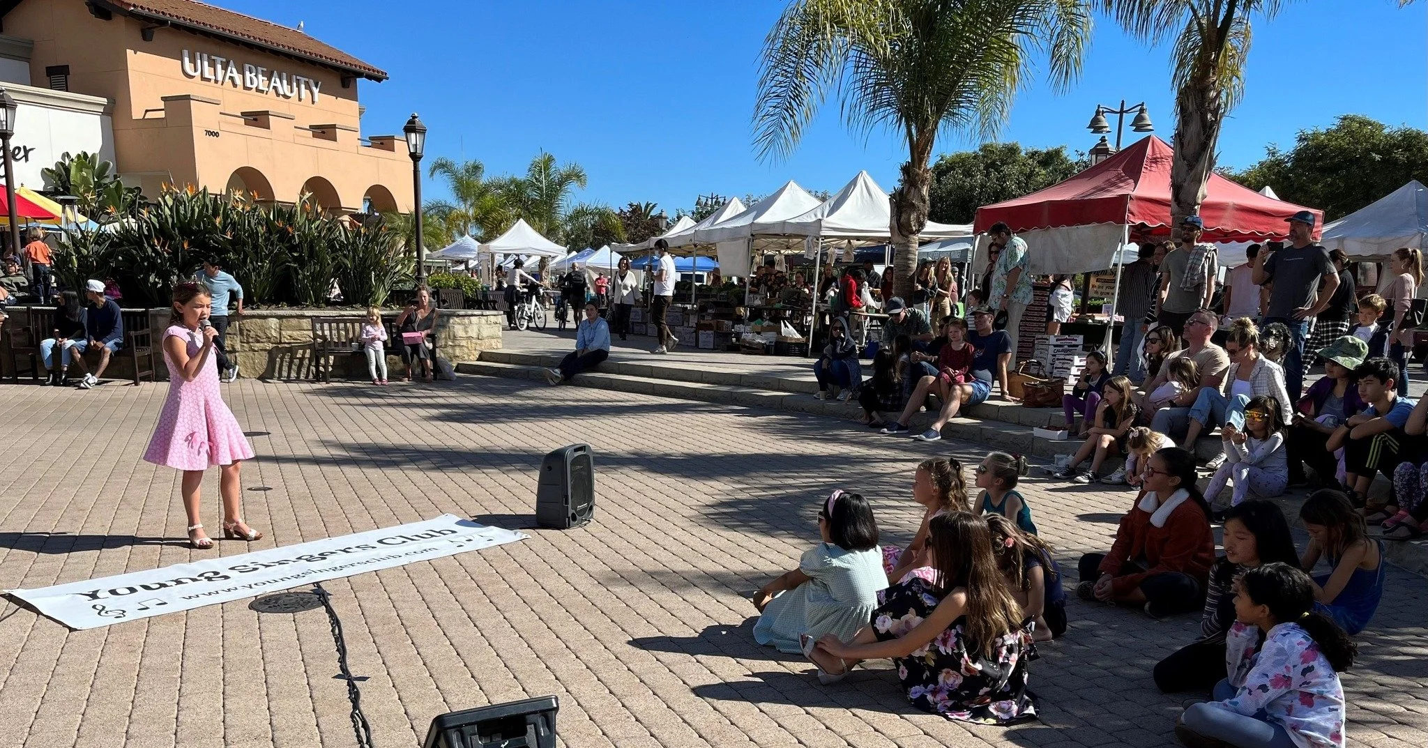 The talented Young Singers Club performers will be in the @caminorealmarketplace  food court plaza during Farmer's Market this Sunday, March 9 from 12 - 2 pm 🎤🎼🤩‼️

See our calendar of events https://www.caminorealmarketplace.net/happeningsandeven