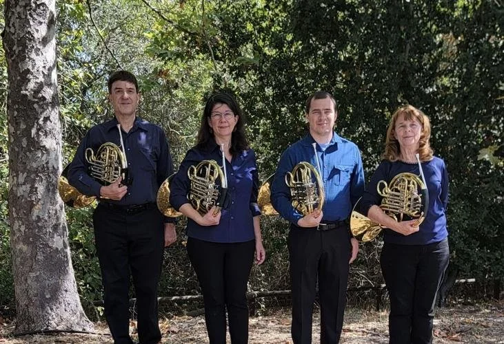 Tuesday 12/16/25 from 4-6 pm at Camino Real Marketplace come hear Los Padres Sound, a French Horn quartet from the Santa Barbara City College Orchestra horn section 🎶🎄❄🎶⛄🎁🎶

See more Marketplace events here https://www.caminorealmarketplace.net/