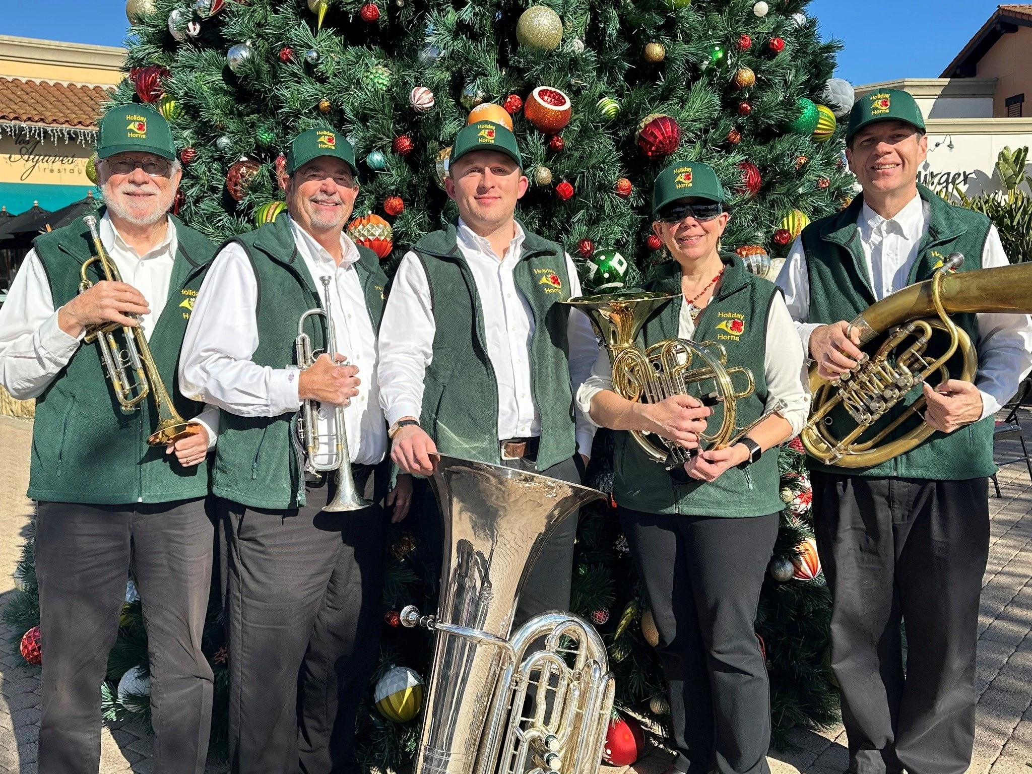 The festivities continue at Camino Real Marketplace!!!
Don't miss local brass quintet the Holiday Horns 🎄🎺🎁🎶📯⛄
Playing in the food court rotunda 12/20/25 and 12/21/25 from 12 - 2 pm.

For this and more Marketplace events https://www.caminorealma