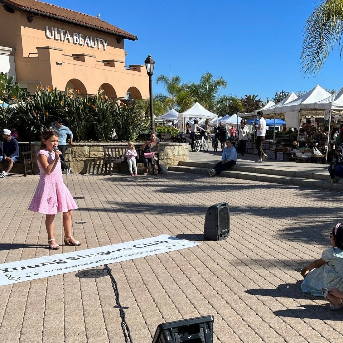 Don't miss the talented Young Singers Club performance  in the Camino Real Marketplace  food court plaza during Farmer's Market this Sunday, March 8  from 12 - 2 pm 🎤🎼🤩‼️

See our calendar of events https://www.caminorealmarketplace.net/happenings