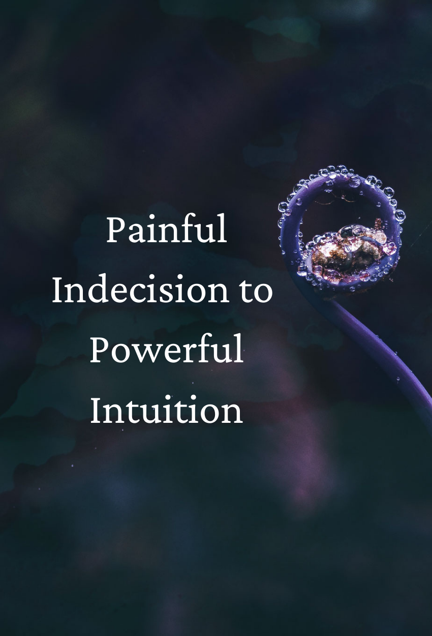 Painful Indecision to Powerful Intuition
