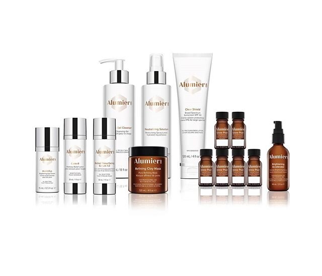 Get glowing skin with an @alumiermduk treatment plan! Professional in clinic treatmens paired with a bespoke at home skin care regime = dreamy skin 😍⁣
⁣
We offer an array of professional AlumierMD treatments including, The Alumier Glow Peel which is