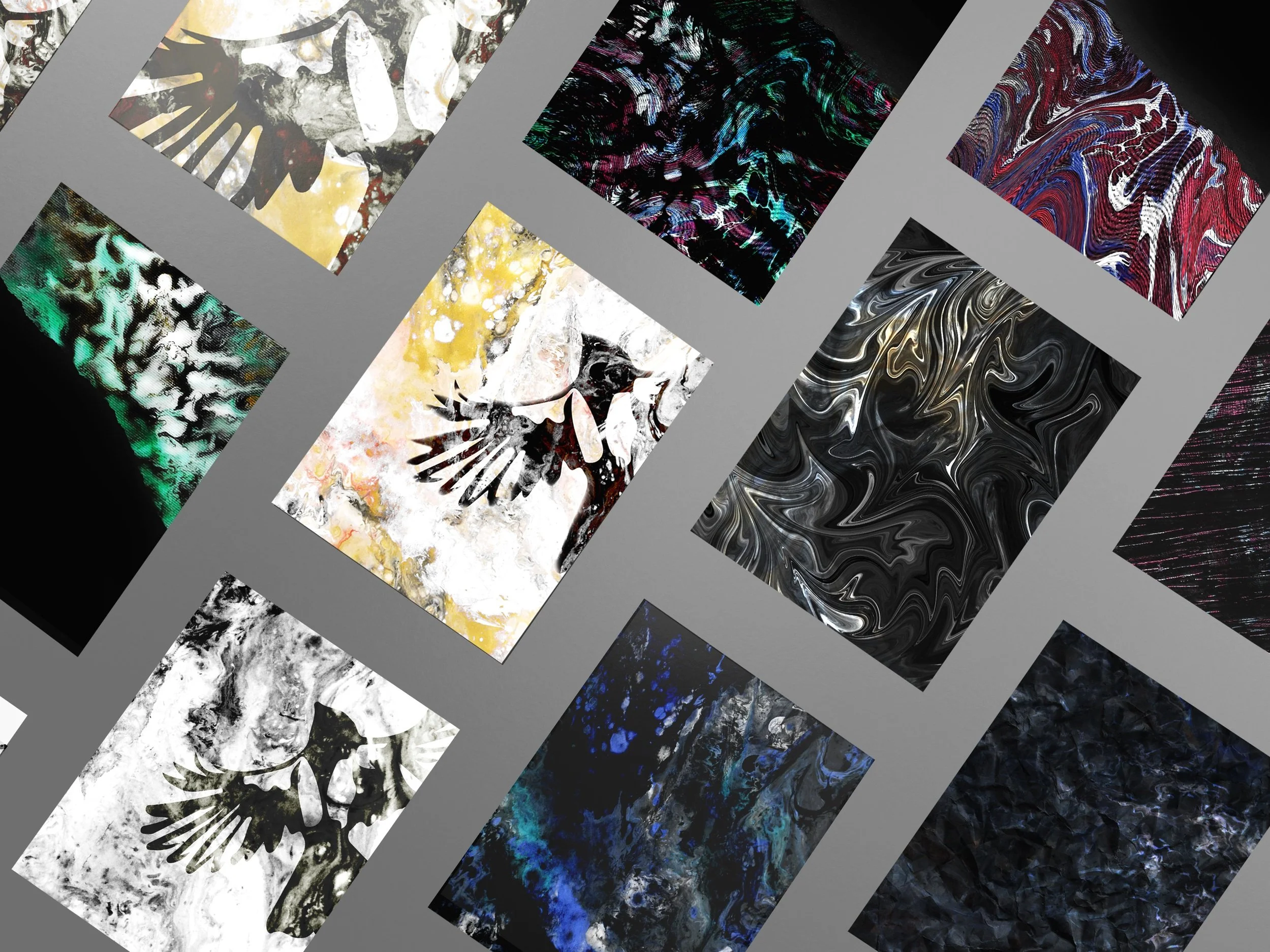 Sketches of the music cover