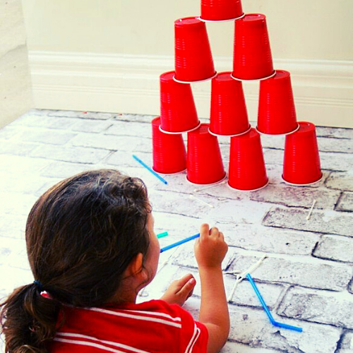 Build a Target Tower — Munchkin Fun At Home
