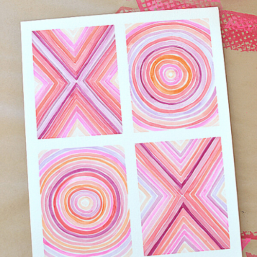 XOXO Painting — Munchkin Fun At Home
