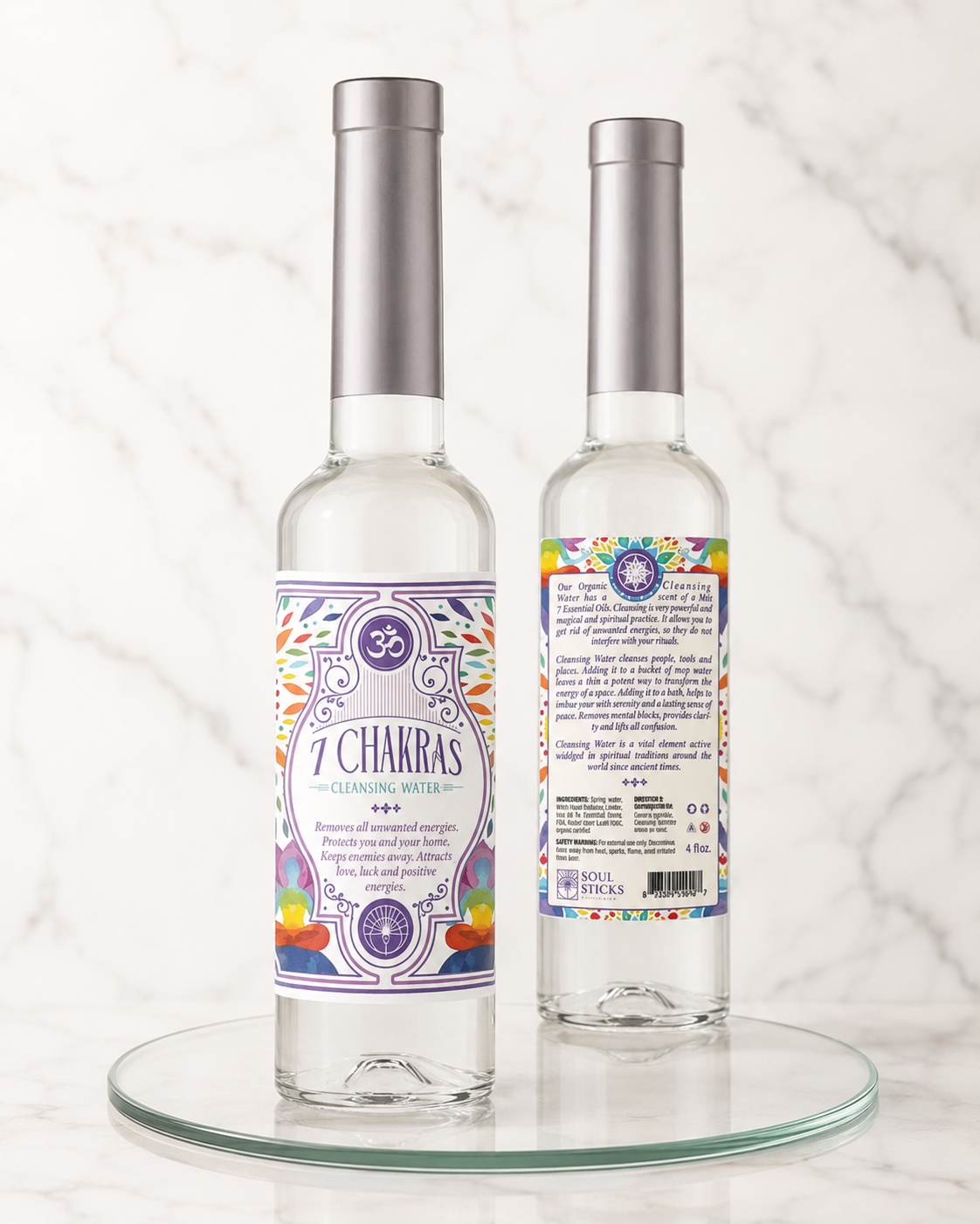 7 Chakras Cleansing Water