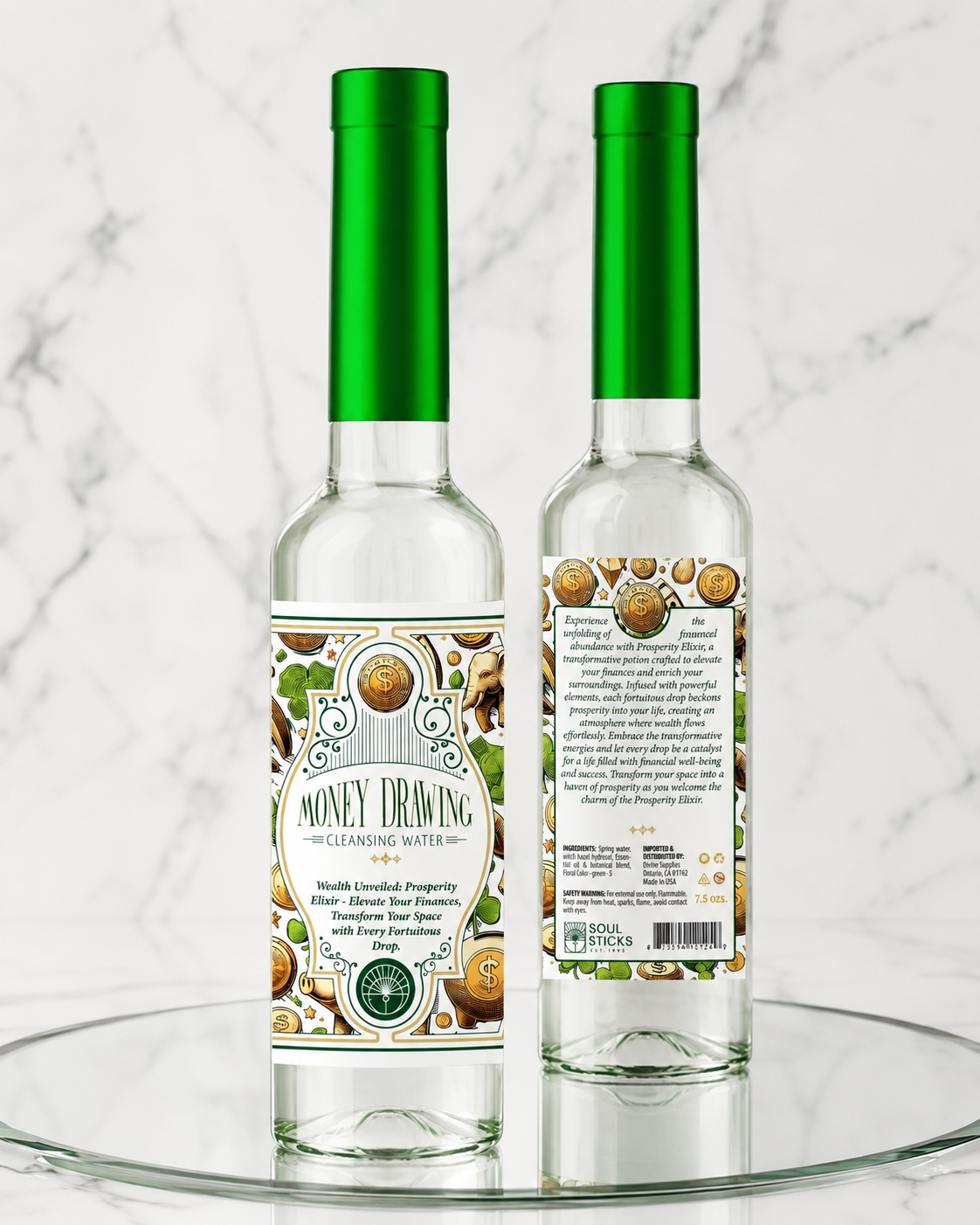 Money Drawing Cleansing Water