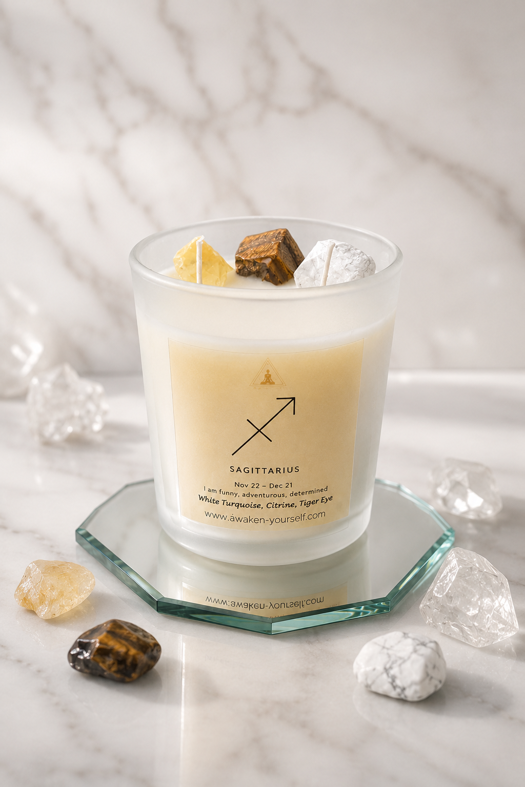 Sagittarius Zodiac Candle