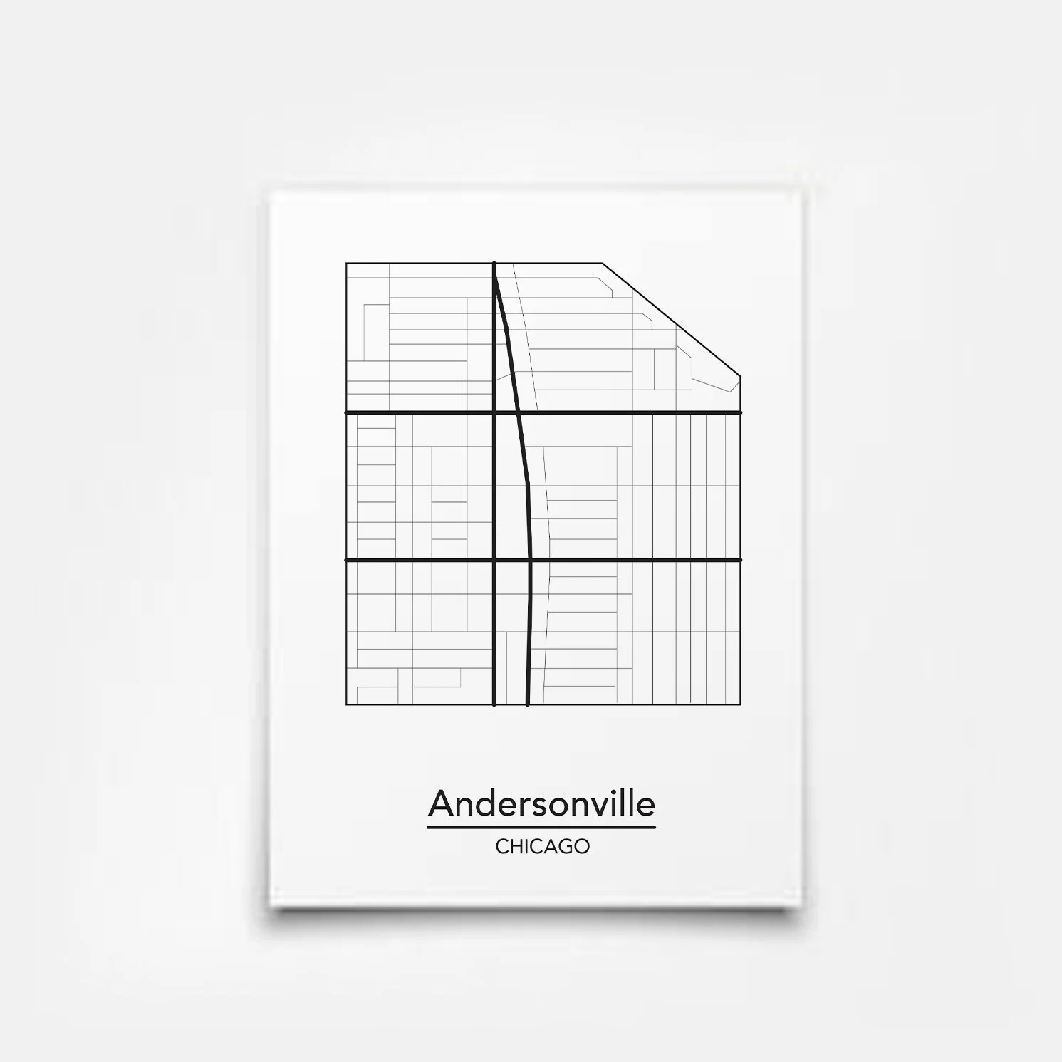 Andersonville Chicago Neighborhood Map — ThisCityMaps