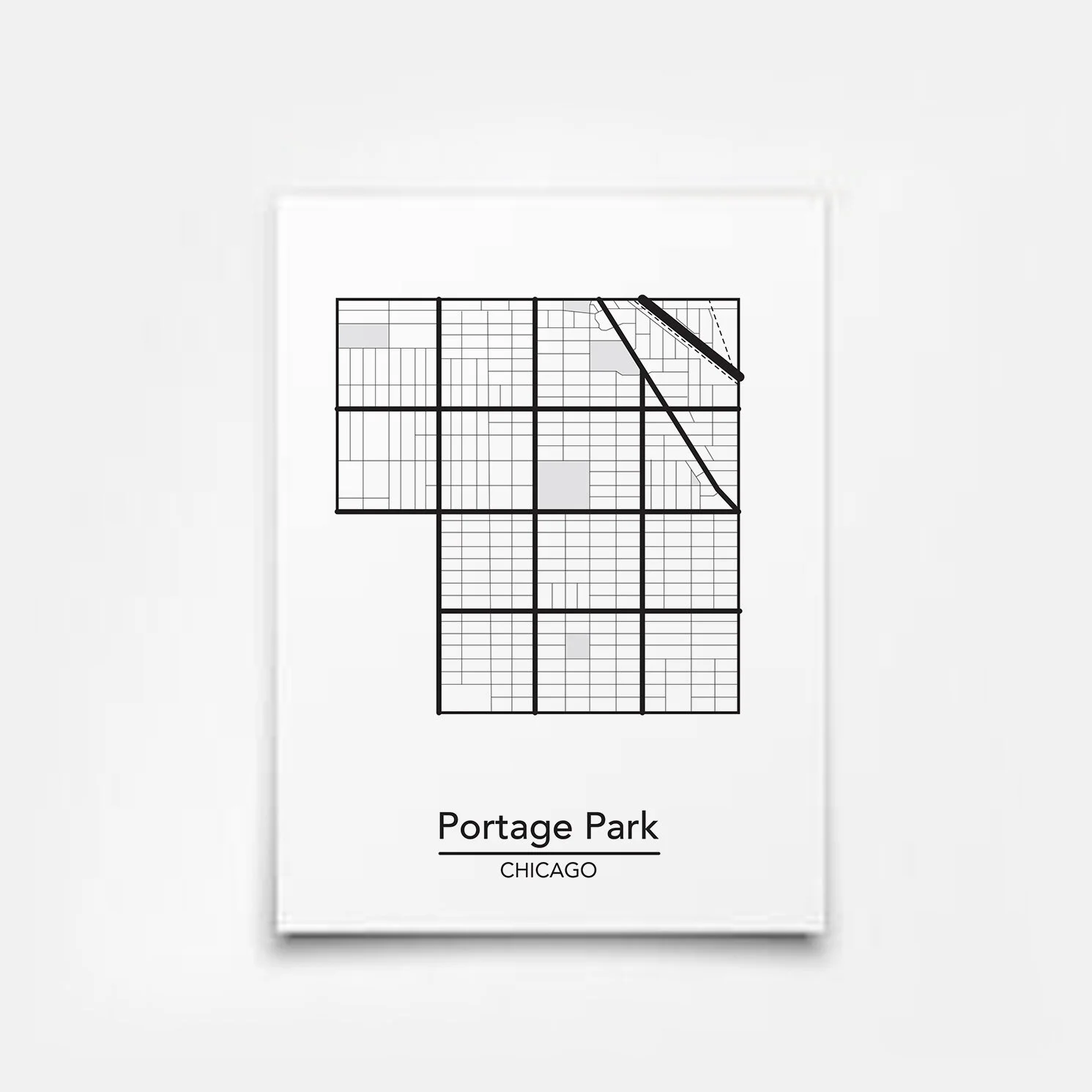 Portage Park Chicago Neighborhood Map — ThisCityMaps