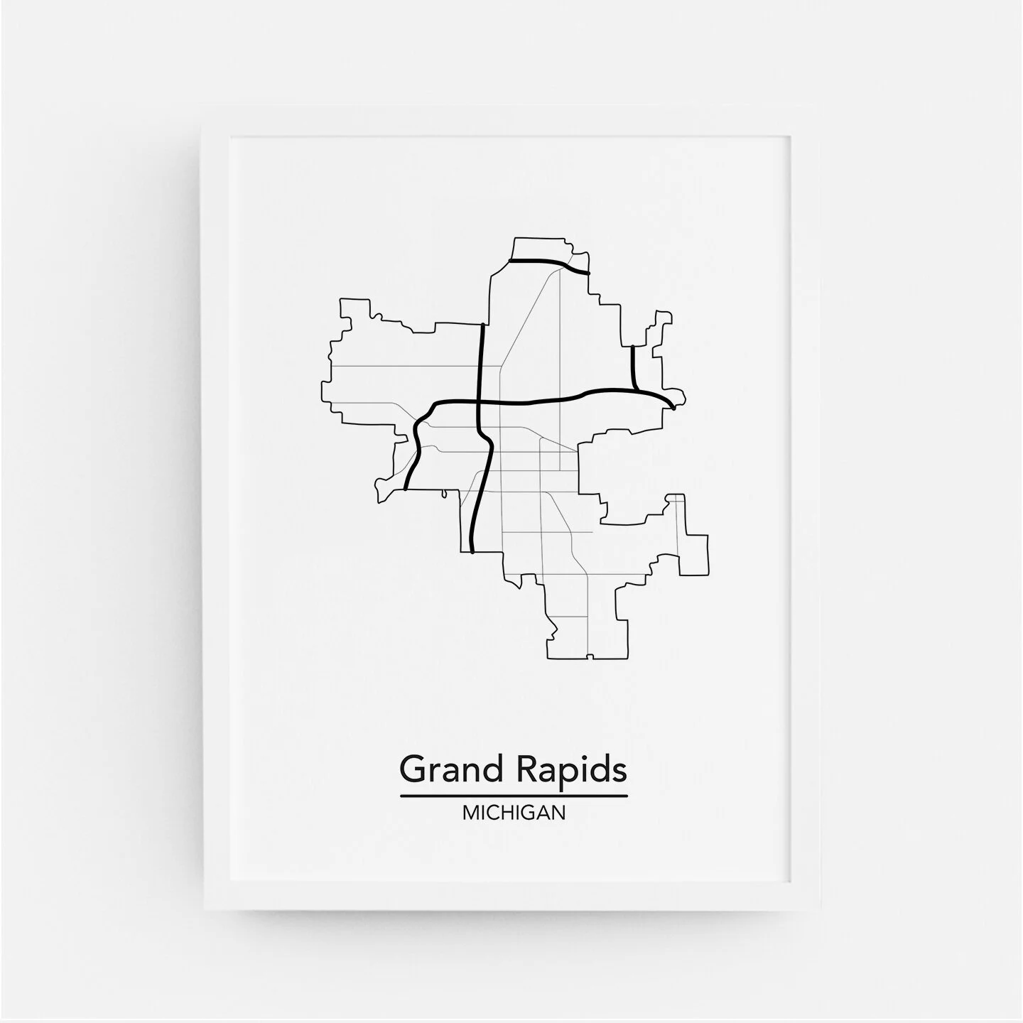 Grand Rapids Michigan City Map — ThisCityMaps