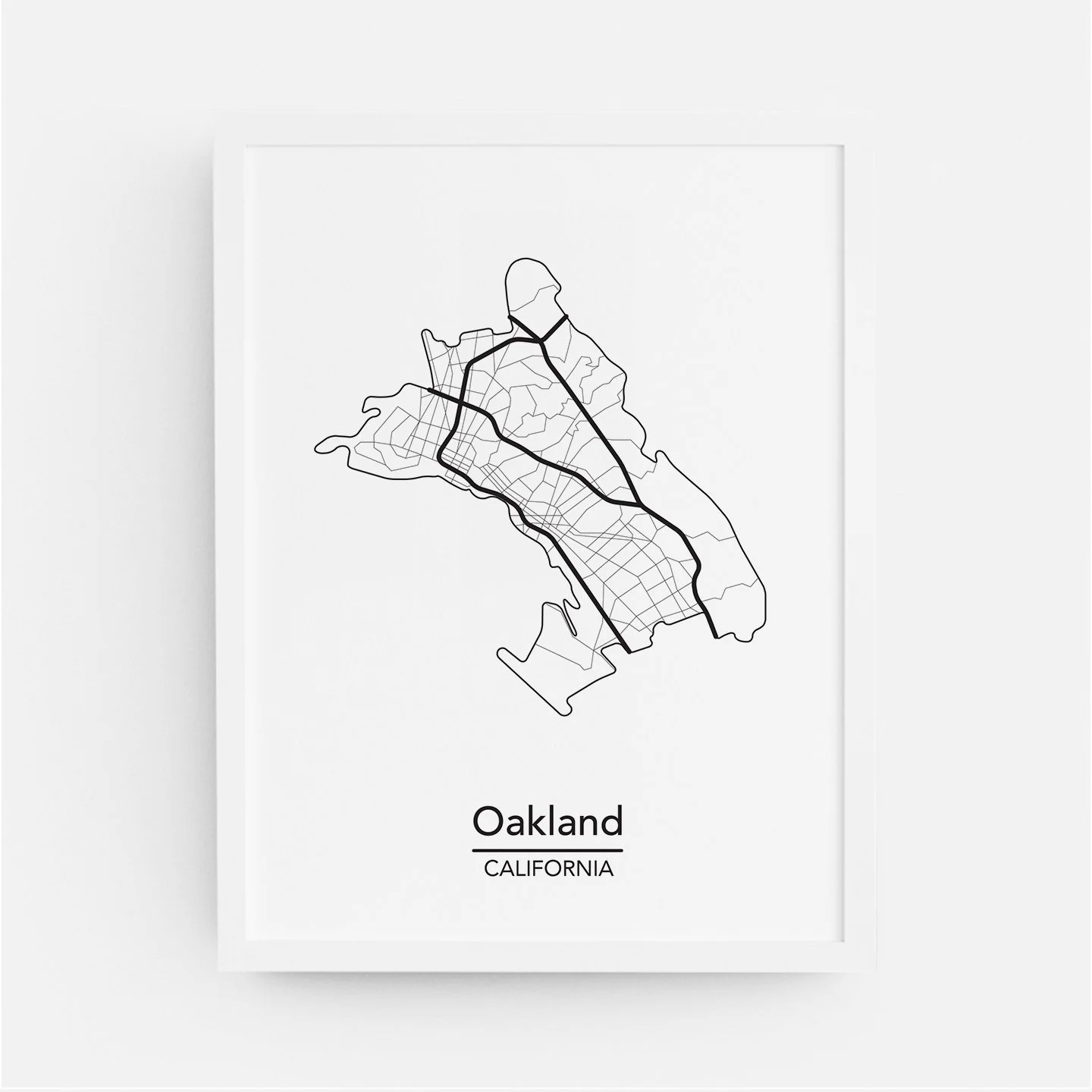 Oakland, California City Map — ThisCityMaps