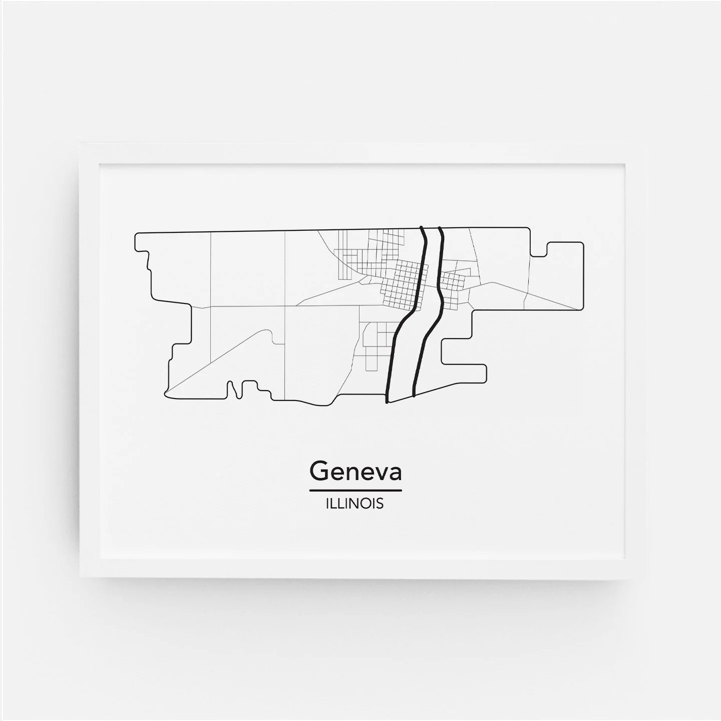Geneva Illinois City Map — ThisCityMaps