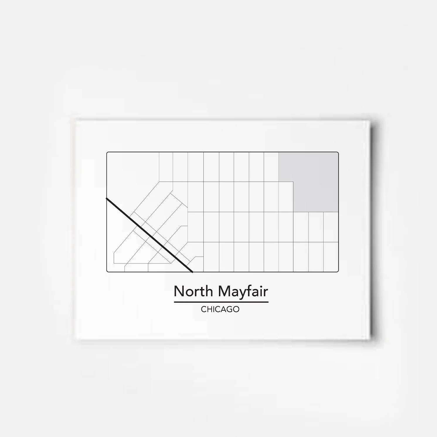 North Mayfair Chicago Neighborhood Map — ThisCityMaps