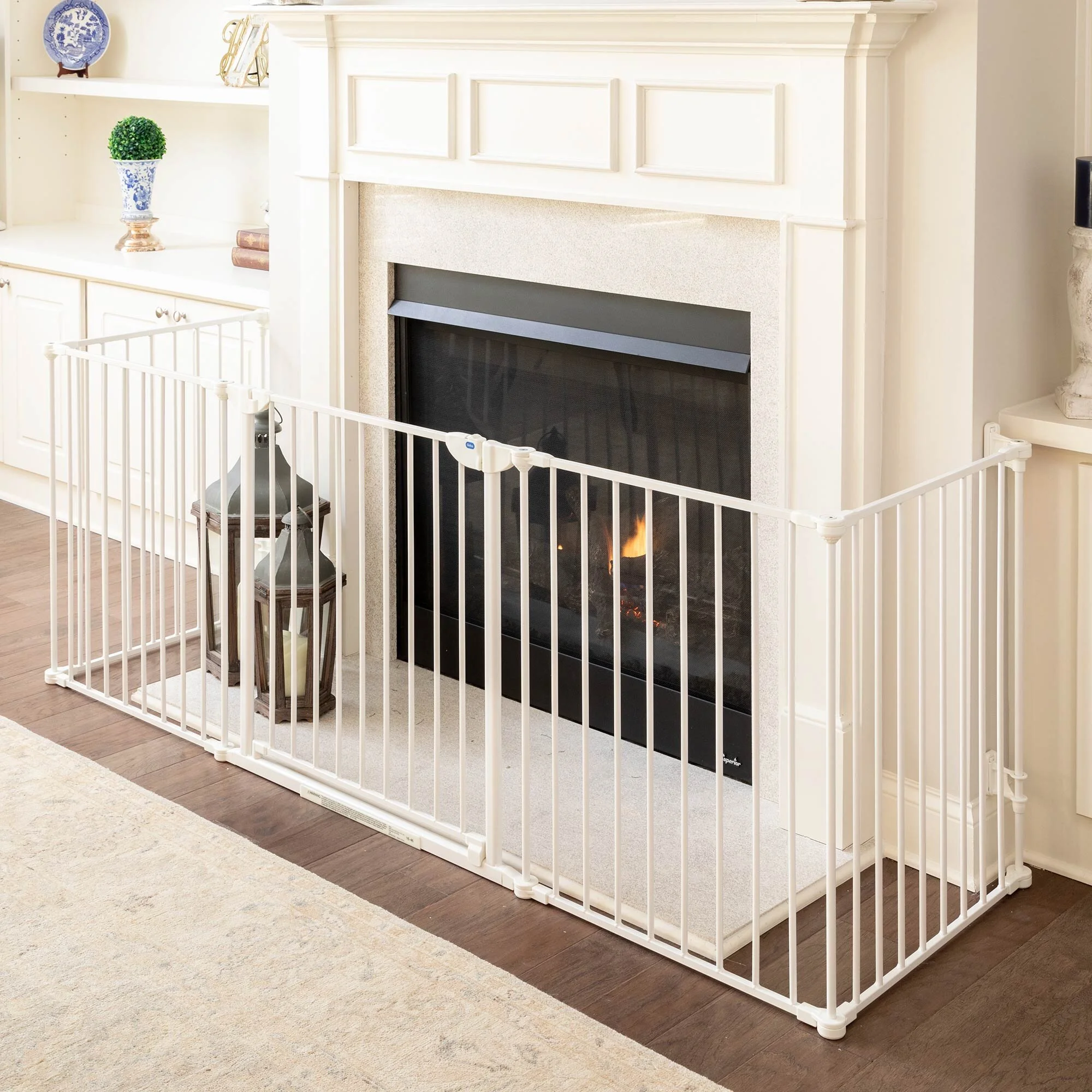 Gate around deals fireplace