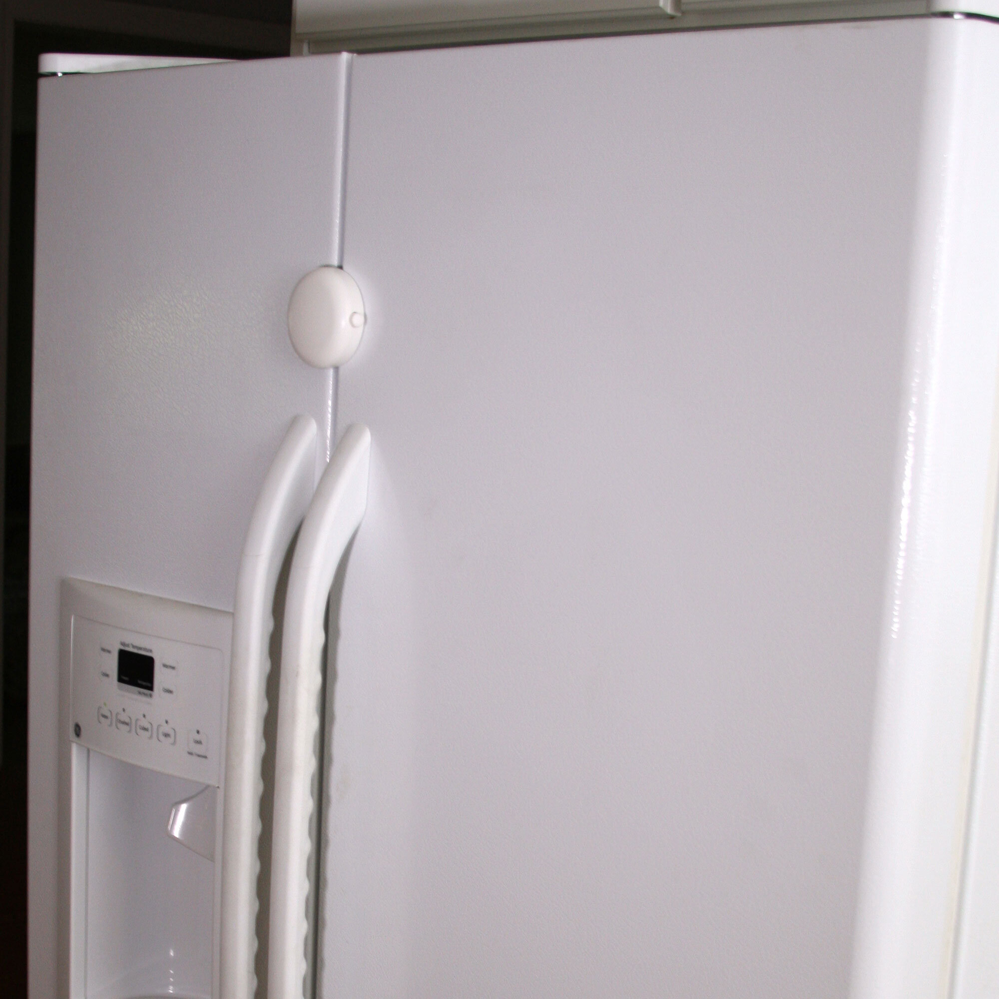 White Adhesive Fridge/Freezer Lock