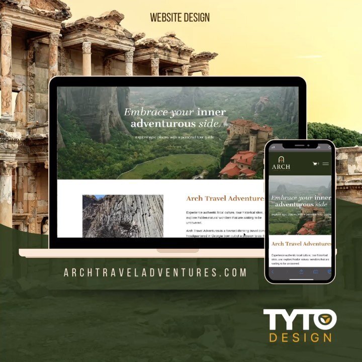 Client: Arch Travel Adventures
Logo Design
Brand Package
Color Theme
Custom E-Commerce Website 
Website Graphics
Business Cards

embrace your inner adventurous side

Arch Travel Adventure&rsquo;s new e-commerce website is a digital exploration into t