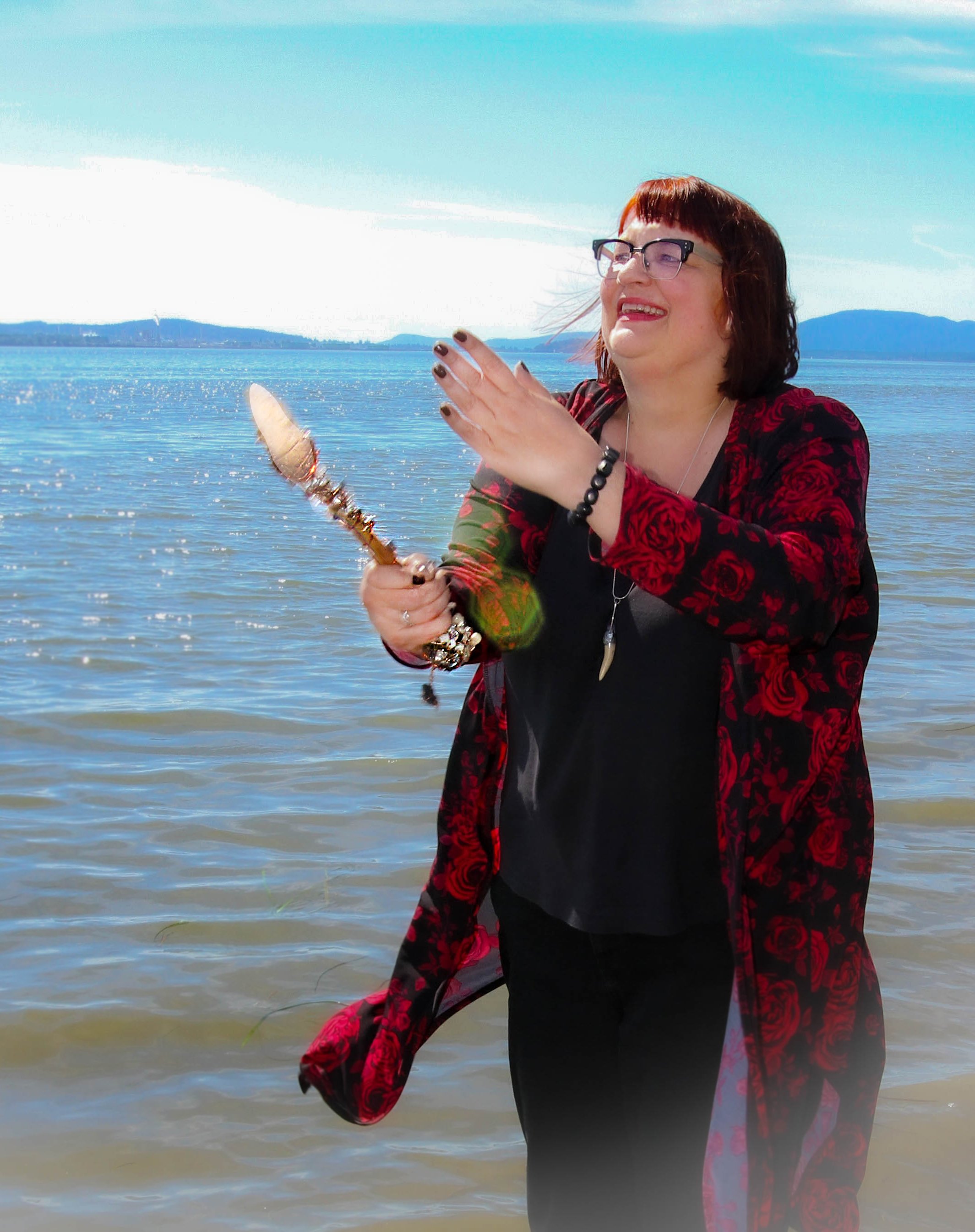 Lola and Gloria on beach.jpg