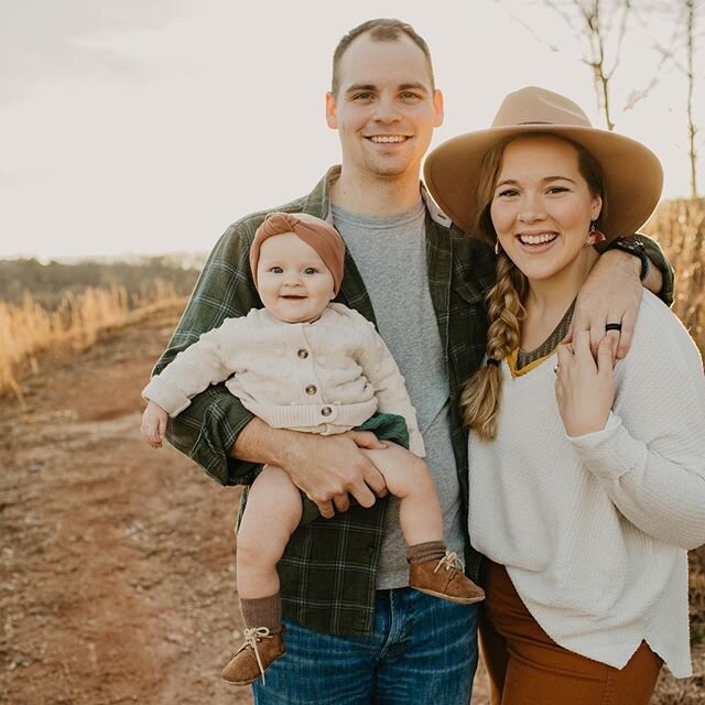 here&rsquo;s an updated photo of my fam and a little bit about us! I love these two so deeply. My husband Eric is 24, really hilarious, never meets a stranger, and works at a local church serving in the youth ministry.  I&rsquo;m 23 and I stay home w