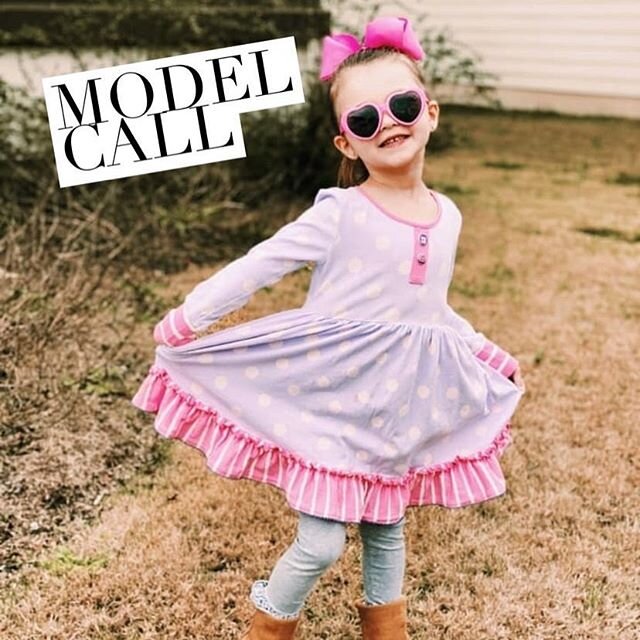 💗 M O D E L  C A L L 💗
Looking for little girls or ladies that would love to play dress up and model the newest Matilda Jane line with me and Matilda Jane Trunk Keeper, Hannah Easterwood! 
If you&rsquo;re interested and available Monday, February 3