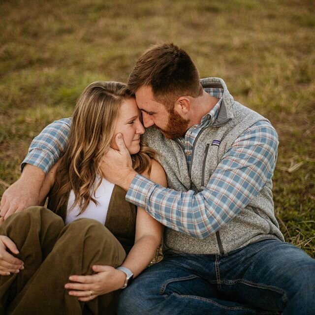 I loved dodging cow poop and the cows themselves to get these sweet photos of this couple! I can&rsquo;t wait for their wedding in the spring. and props to Shaun for making the best of these while he was under the weather. You can&rsquo;t even tell!