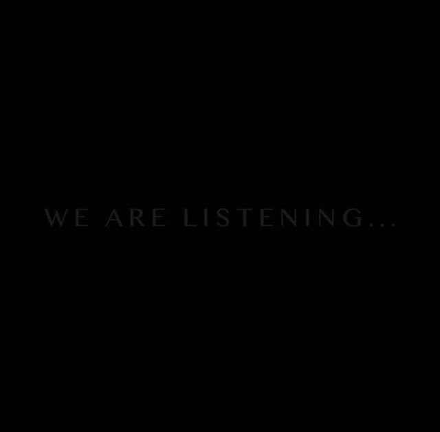 We are listening. The veil is being lifted!