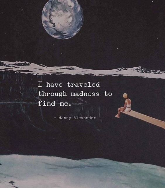 What depths are you willing to go through to find your true self?  Be courageous. It is only you that you have been looking for.