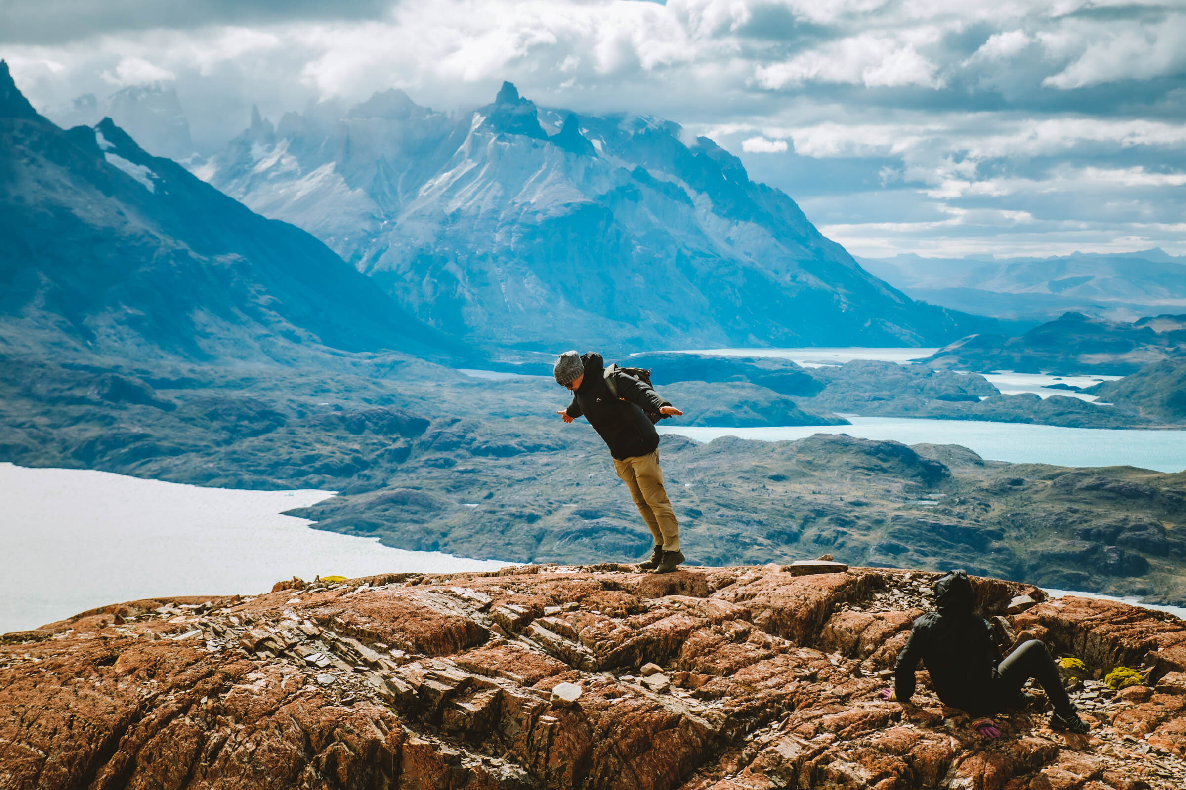  At a latitude of 51 degrees south, Torres del Paine is well out of any normal person’s comfort zone, and the winds can hit 160km/h without breaking a sweat. This felt like a place that humans weren’t designed for and stepping outside was generally u