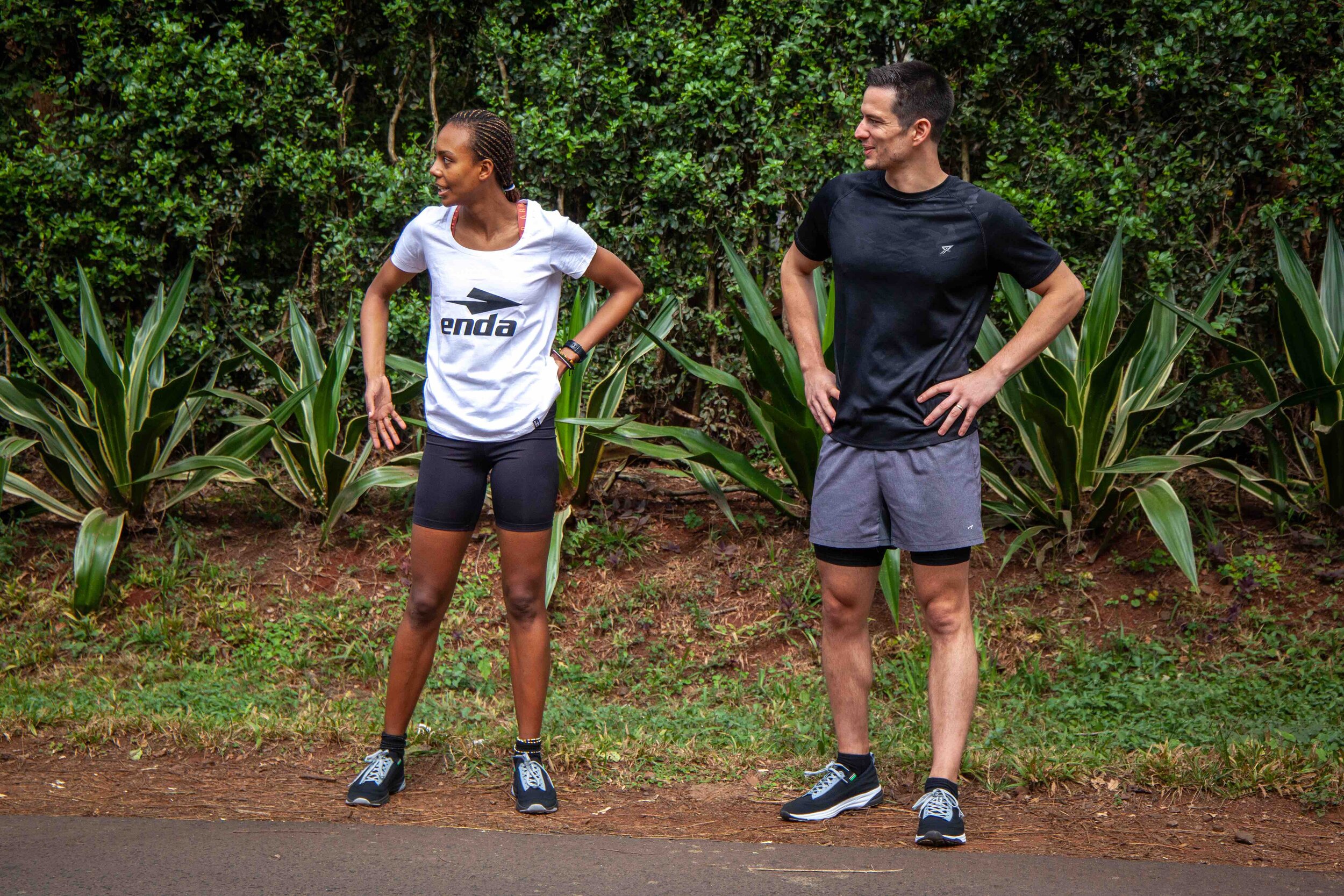 Stretching 1 - Enda Lapatet Review - Wilder Magazine - Kenyan Running Shoe