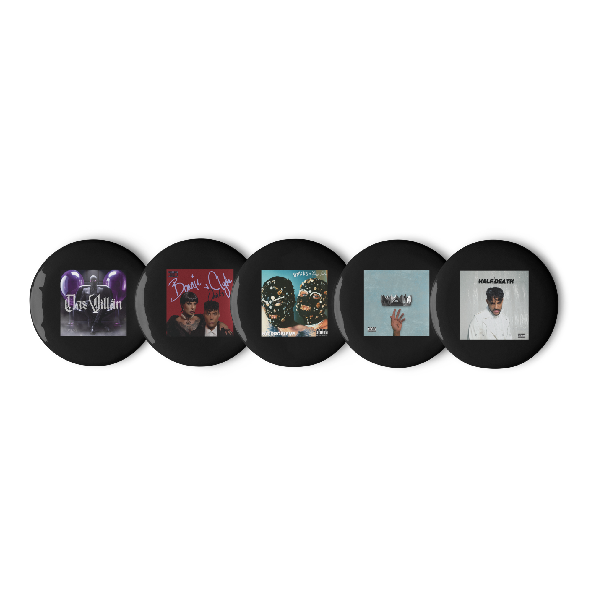 ALBUM ART PIN SET